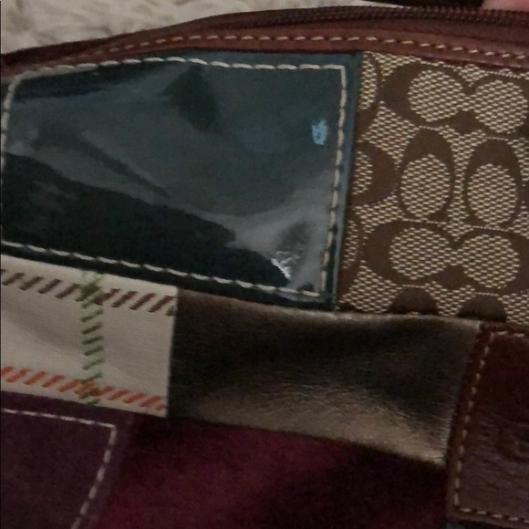 Coach patchwork bag - Picture 3 of 4